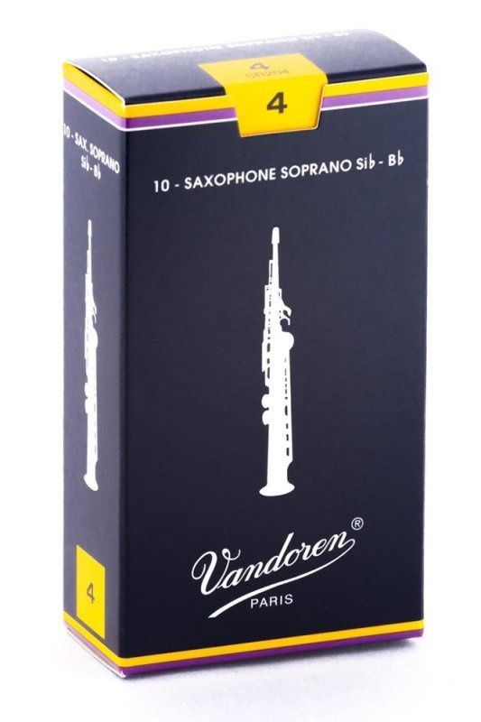 Soprano Sax Traditional Reeds Strength 4; Box of 10 | 273323