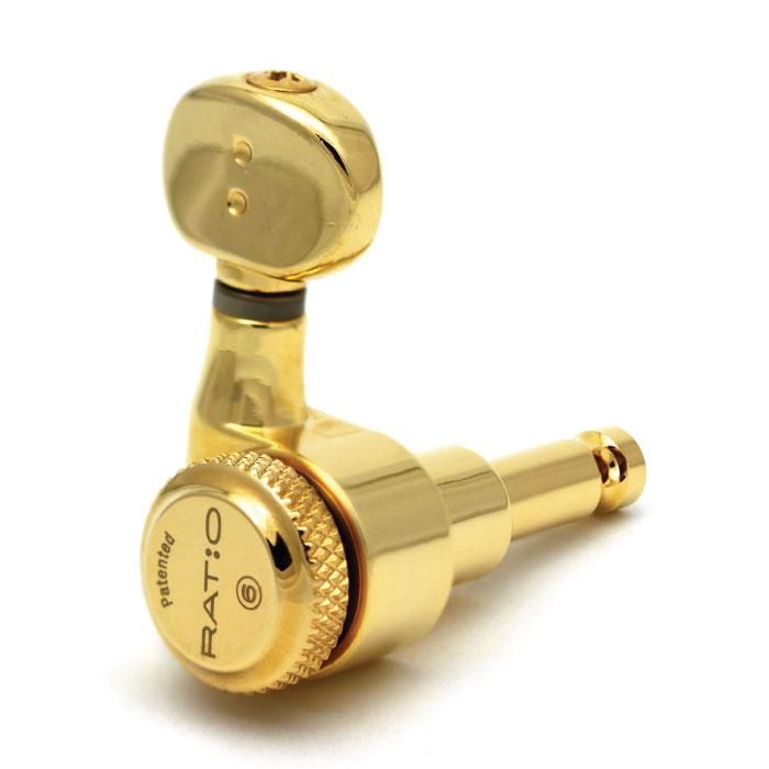 RATIO Electric Locking 6 In-line Classic Gold 2 Pin | 520362