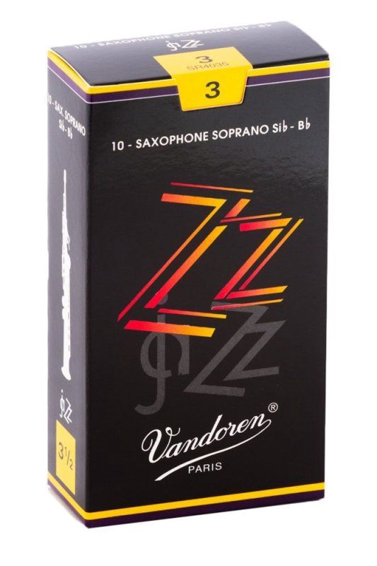 Soprano Sax ZZ Reeds Strength 3; Box of 10 | 273359