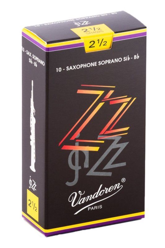 Soprano Sax ZZ Reeds Strength 2.5; Box of 10 | 273358