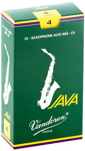 Alto Sax JAVA Reeds Strength 4; Box of 10 | 273391