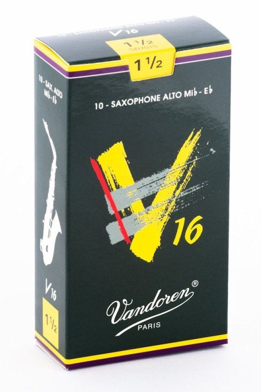 Alto Sax V16 Reeds Strength 1.5, Box of 10 | 273392