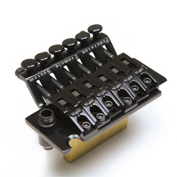 Lb63 Fr Style Locking Bridge With String Savers - Black | 322994