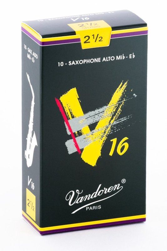 Alto Sax V16 Reeds Strength 2.5; Box of 10 | 273394
