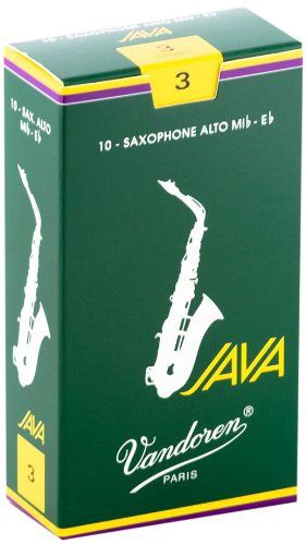 Alto Sax JAVA Reeds Strength 3; Box of 10 | 273389