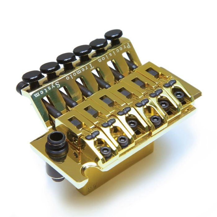 Lb63 Fr Style Locking Bridge With String Savers - Gold | 322996