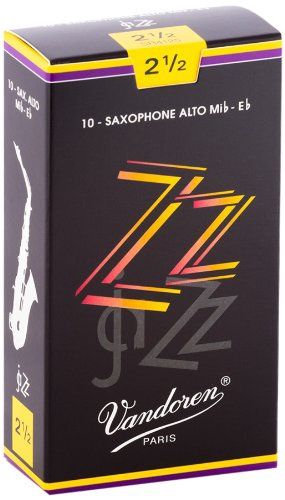 Alto Sax ZZ Reeds Strength 2.5; Box of 10 | 273403