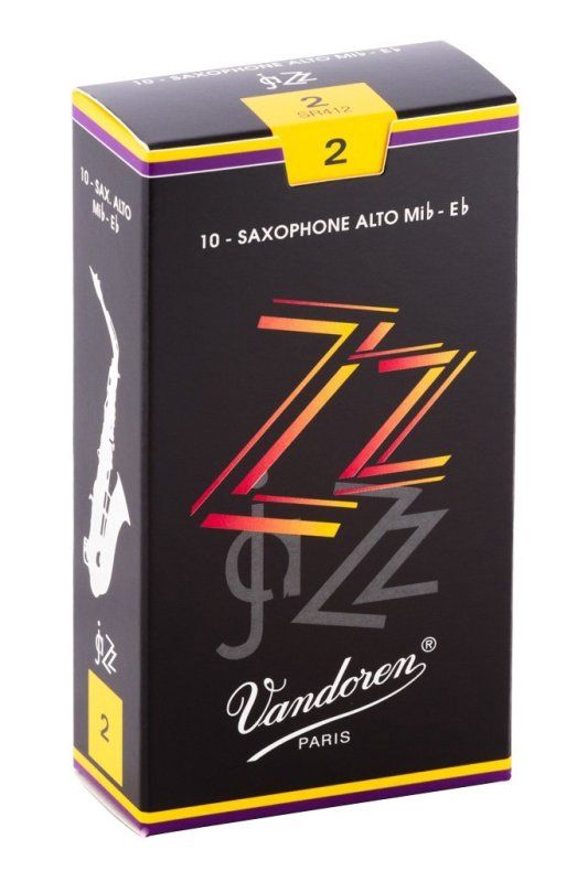 Alto Sax ZZ Reeds Strength 2; Box of 10 | 273401