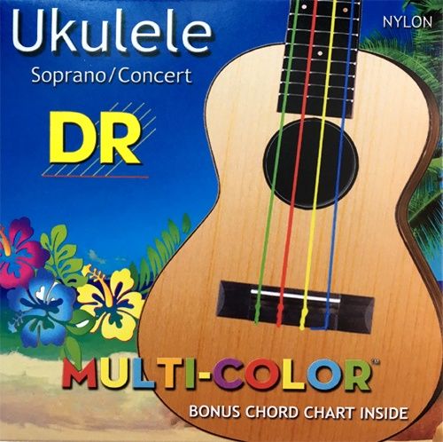 Soprano / Concert Multi-Color Nylon Strings (24-26) | 535962