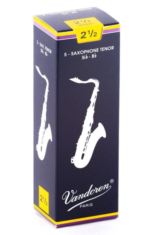 Tenor Sax Traditional Reeds Strength 2.5; Box of 5 | 273422
