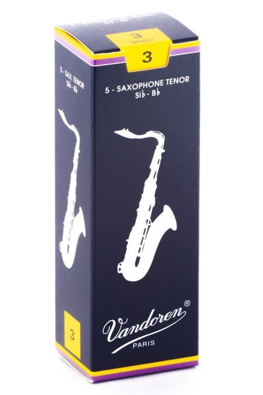 Tenor Sax Traditional Reeds Strength 3; Box of 5 | 273424