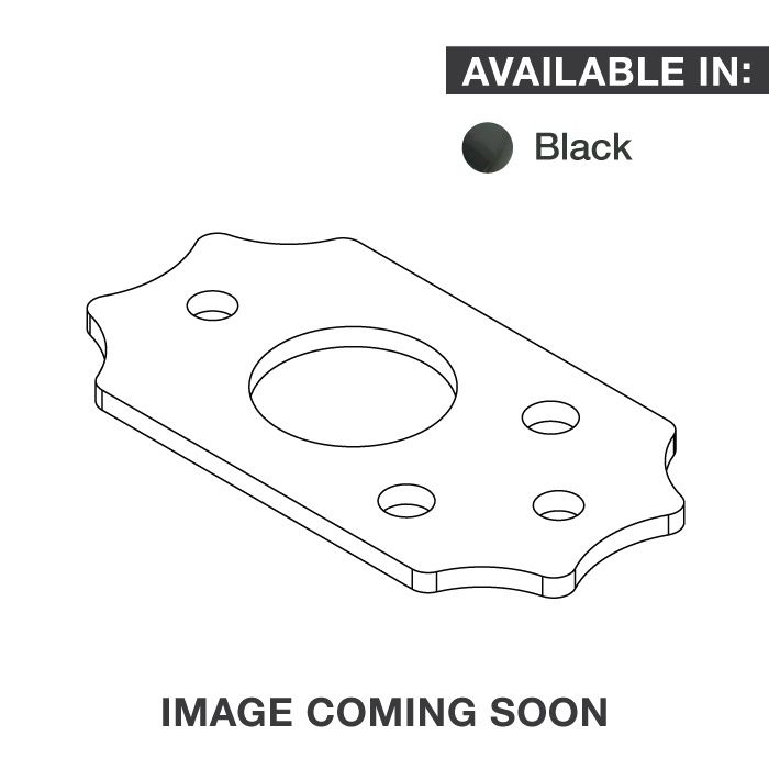 Ratio InvisoMatch Premium Mounting Plates For Gibson Style Screw Hole - Black | 521979
