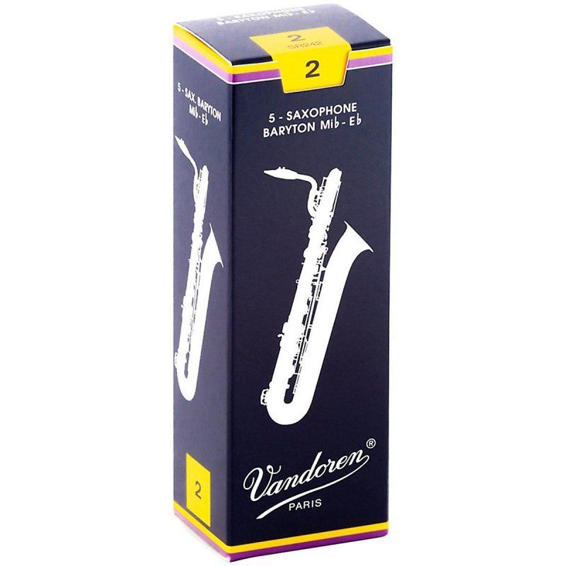 Bari Sax Traditional Reeds Strength 2; Box of 5 | 273604