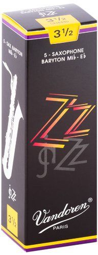 Bari Sax ZZ Reeds Strength 3.5; Box of 5 | 273623