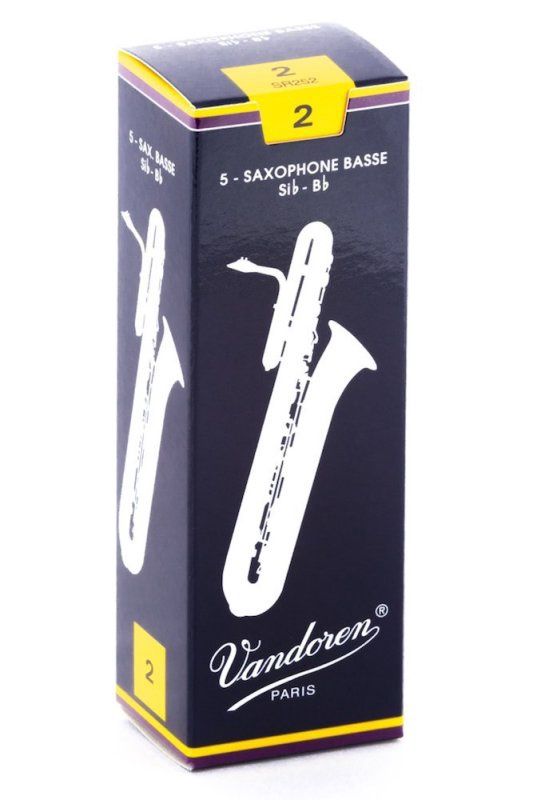 Bass Sax Traditional Reeds Strength 2; Box of 5 | 273631