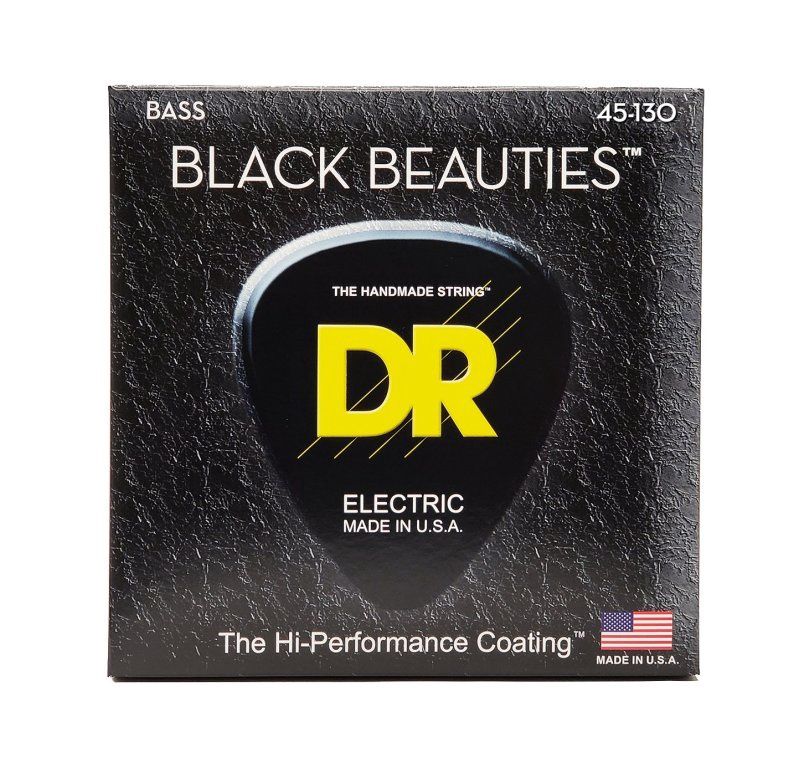 Black Beauties Coated Bass 5 String Pack, Medium (45-130) | 543232