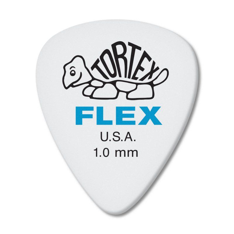 Blue 1.0mm Tortex® Flex Standard Guitar Pick (72/pack) | 490109
