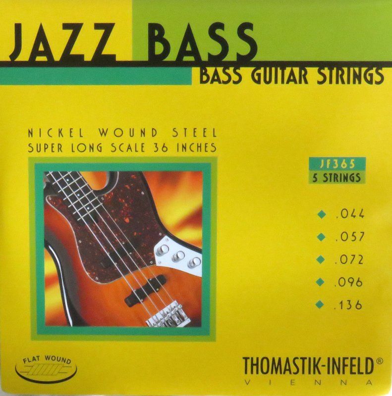 Jazz Flatwound Long Scale 5-String Bass Strings | 276133