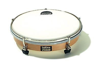 Latino Frame Drum with tunable plastic head, 10&quot; (25 cm) | 388341