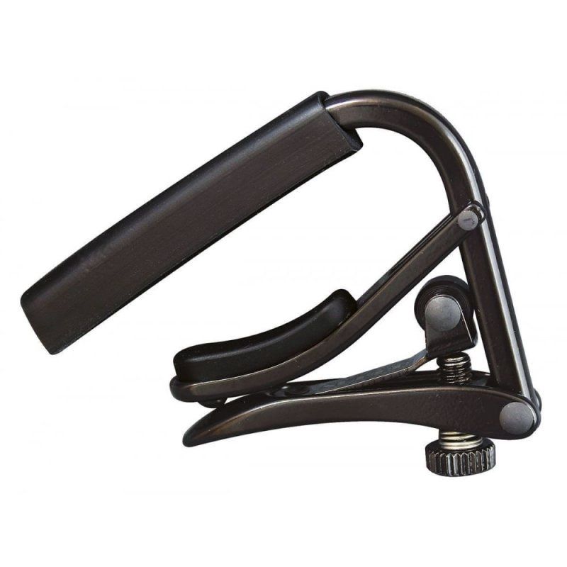 Capo Noir Series, Black Chrome Capo For Steel String Guitar | 278252