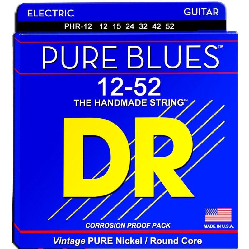 Pure Blues Electric Guitar Strings, Extra Heavy (12-52) | 548439