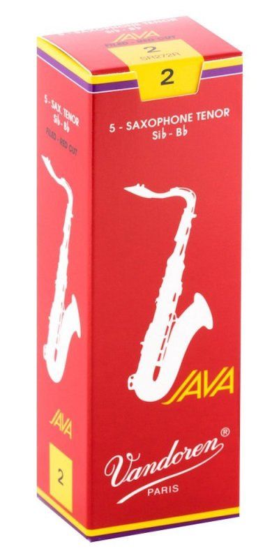 Tenor Sax JAVA Red Reeds Strength 2; Box of 5 | 326719