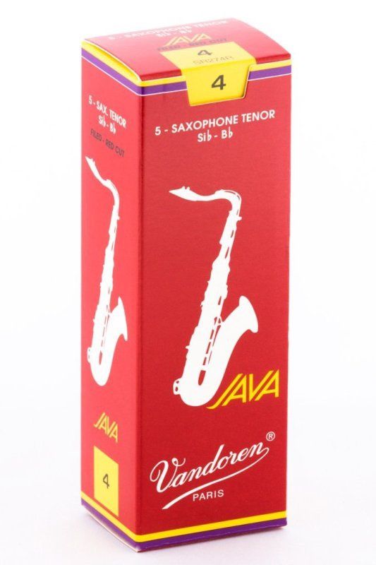 Tenor Sax JAVA Red Reeds Strength 4; Box of 5 | 326724