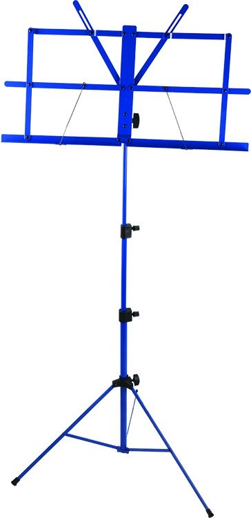 Folding 3 Section Sheet Music Stand W/ Carrying Bag Blue | 278384