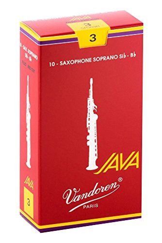 Soprano Sax JAVA Red Reeds Strength 3; Box of 10 | 326702