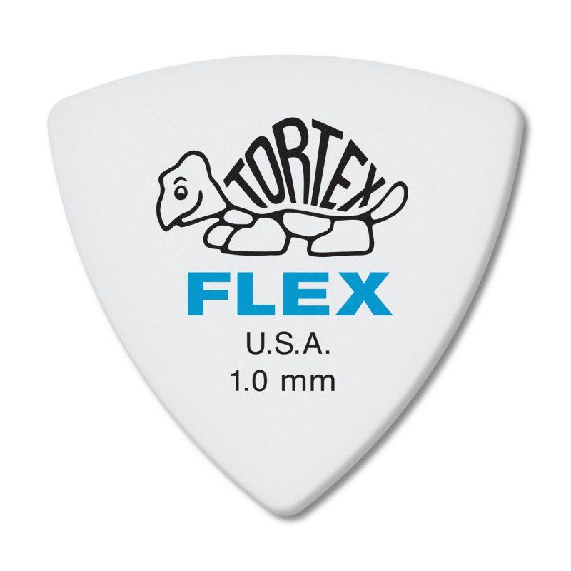 Blue 1.0mm Tortex® Flex Triangle Guitar Pick (72/pack) | 490148