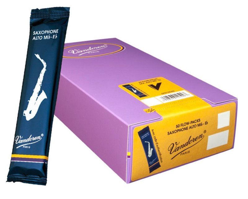Alto Sax Traditional Reeds Strength 2.5; Box of 50 | 329916