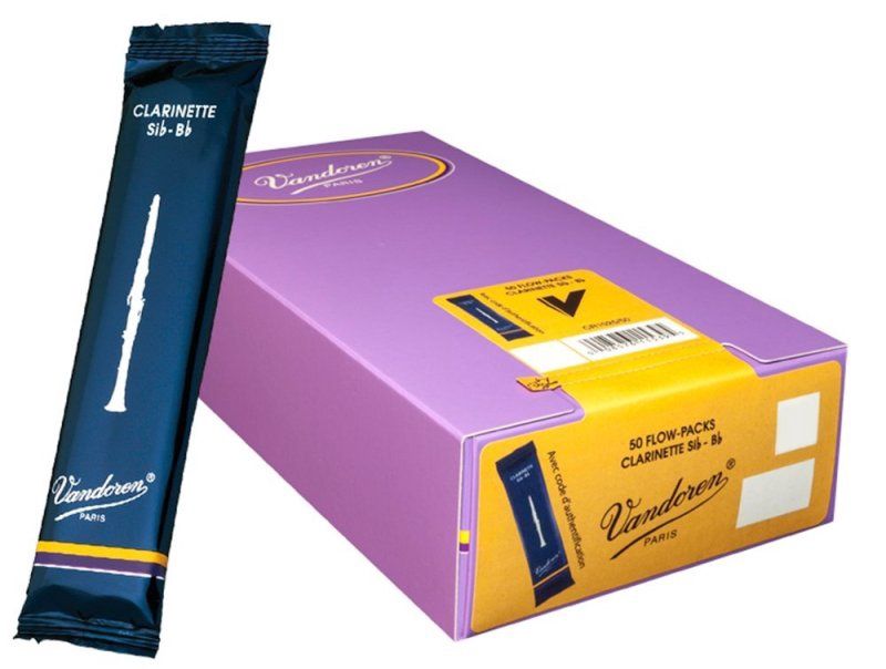Bb Clarinet Traditional Reeds Strength 2.5; Box of 50 | 329895