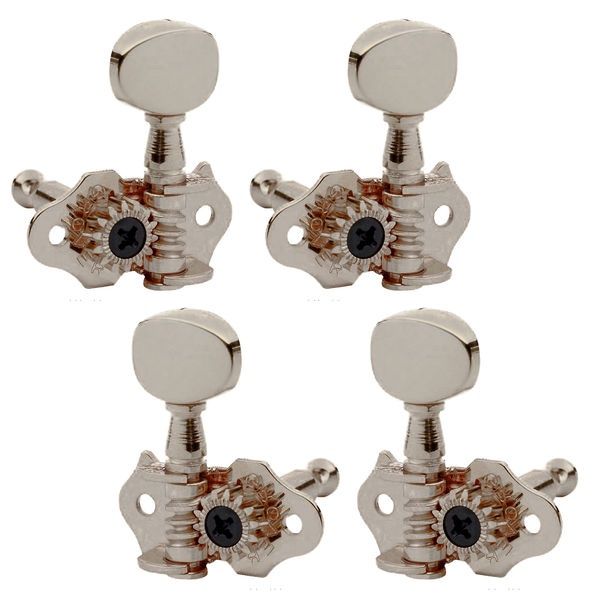 Sta-tite Geared Ukulele Pegs With Metal Buttons, Nickel Set Of 4 | 278884