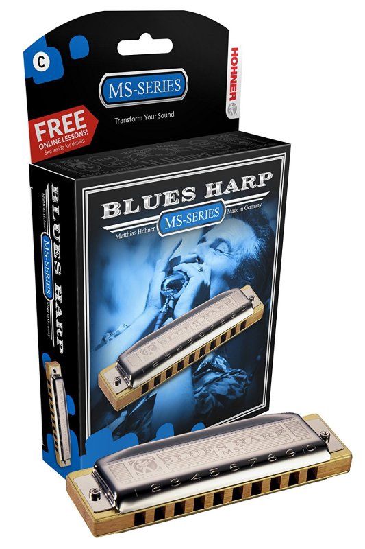 Blues Harp Harmonica, Key Of BF Major | 704497