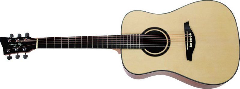 3/4 Left Handed Dreadnought Acoustic Guitar, Natural | 525819