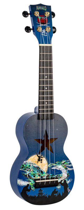 Art Series Soprano Ukulele With Bag, Ninja | 549946