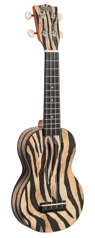 Art II Series Soprano Ukulele With Bag, Zebra | 549955