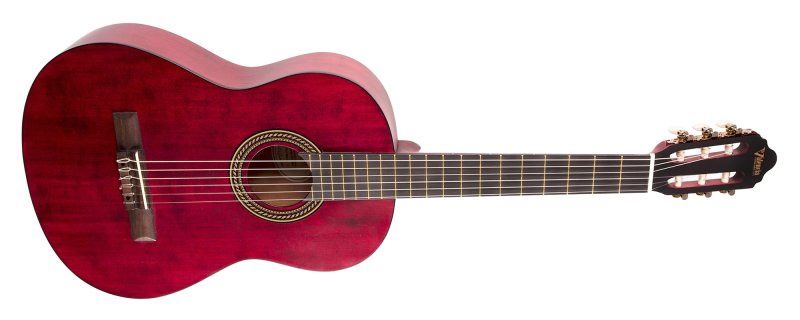 200 Series 4/4 Size Classical Guitar, Transparent Red Satin | 691132