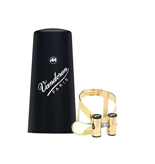 Masters M/O Ligature and Plastic Cap for Bb Clarinet, Gold Plated | 493412