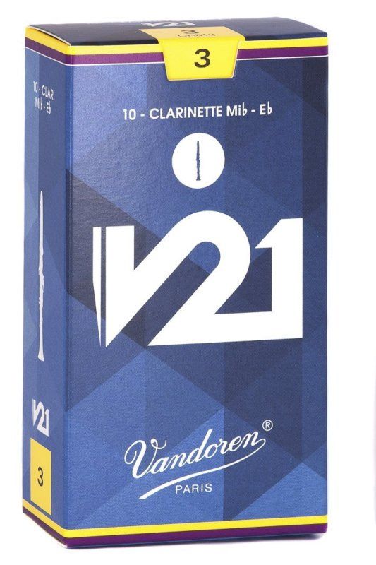 Strength 3 V21 Eb Clarinet Reeds, Set of 10 Pieces | 490561