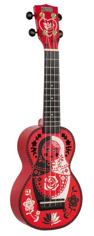 Art Series Soprano Ukulele With Bag, Russian Doll | 549948