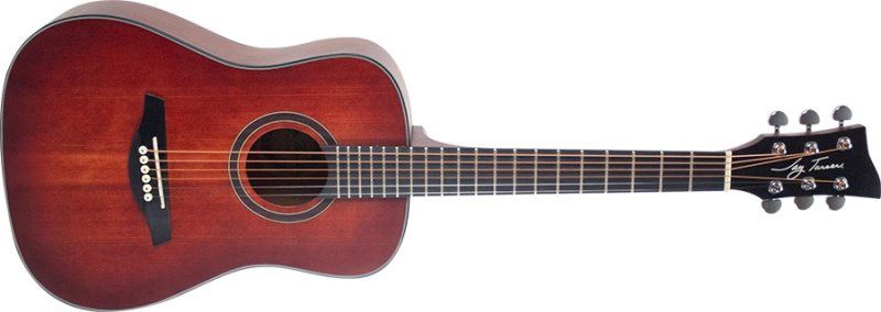 1/2 Size Dreadnought Acoustic Guitar, Red Burst Satin | 525911