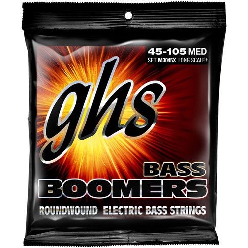 Medium Extra Long Scale Bass Boomers Roundwound Electric Bass Strings (4-String Set, 45 - | 224816