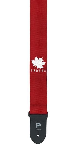 Guitar Strap Canada Red Cotton | 496262