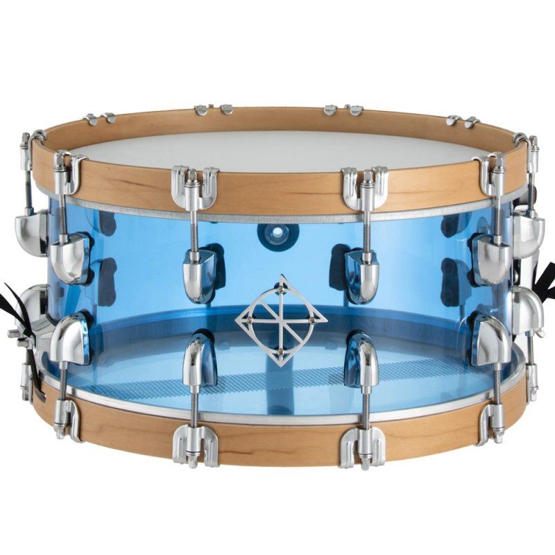 Cornerstone 6.5&quot; x 14&quot; Snare, See-Through Blue Acrylic | 601171