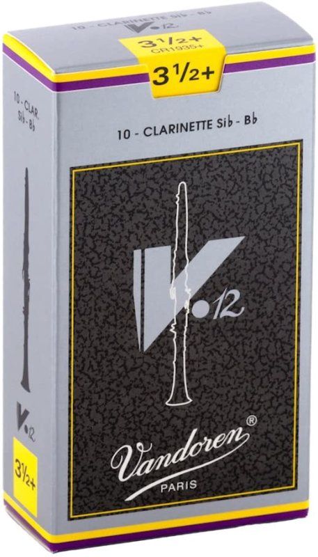 Bb Clarinet V.12 Reeds Strength 3.5+; Box of 10 | 334342