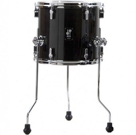 AQ2 Series 14&quot; x 13&quot; Floor Tom, Transparent Stain Black | 497666