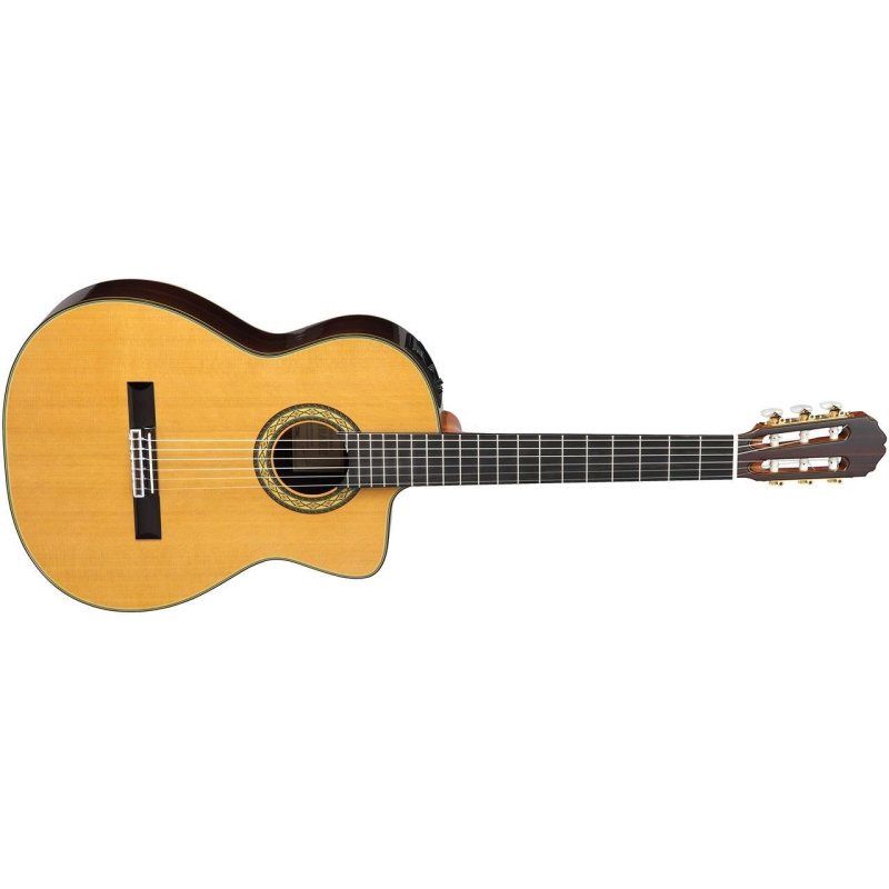 Classical Nylon String Acoustic-Electric Guitar with Case, Gloss Natural | 686840
