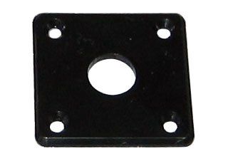 Square Jackplate Black | 212904