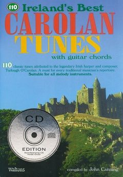 110 Best Carolan Tunes (Melody &amp; Chords) &amp; CD | 337121